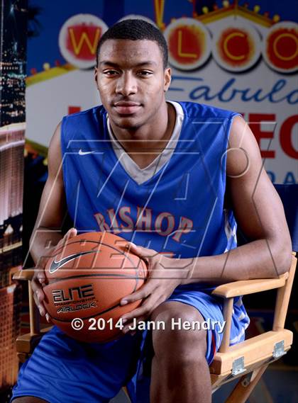 Thumbnail 1 in Bishop Gorman (Top 10 Preseason Photo Shoot) photogallery.