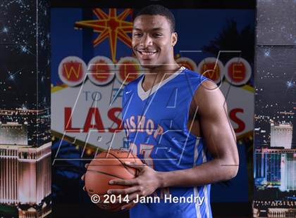 Thumbnail 2 in Bishop Gorman (Top 10 Preseason Photo Shoot) photogallery.