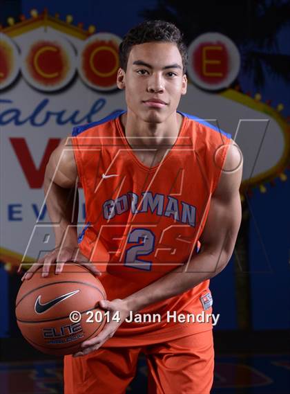 Thumbnail 3 in Bishop Gorman (Top 10 Preseason Photo Shoot) photogallery.