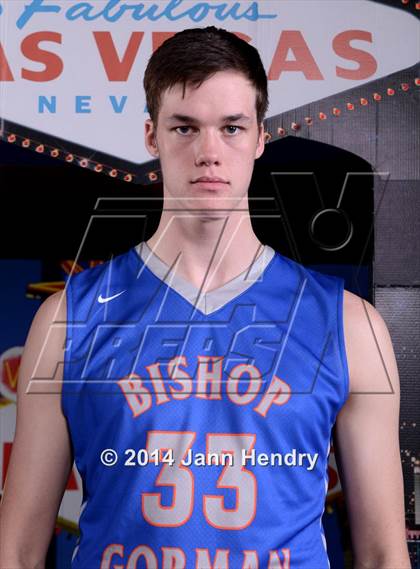 Thumbnail 1 in Bishop Gorman (Top 10 Preseason Photo Shoot) photogallery.