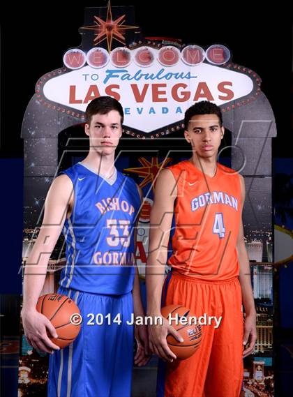 Thumbnail 3 in Bishop Gorman (Top 10 Preseason Photo Shoot) photogallery.