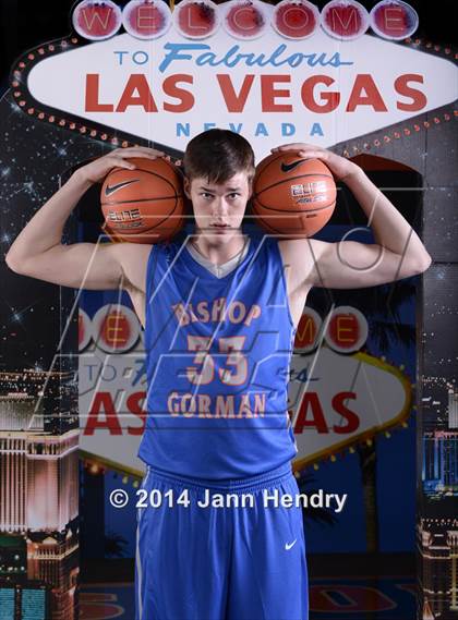 Thumbnail 2 in Bishop Gorman (Top 10 Preseason Photo Shoot) photogallery.