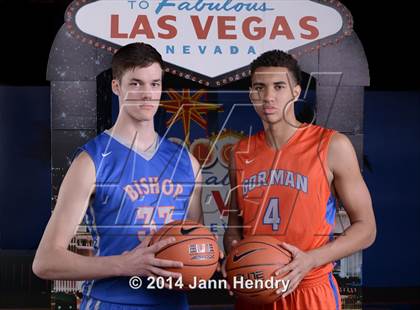 Thumbnail 1 in Bishop Gorman (Top 10 Preseason Photo Shoot) photogallery.