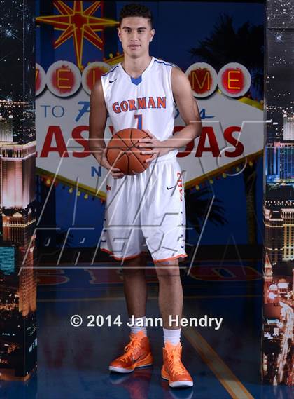 Thumbnail 1 in Bishop Gorman (Top 10 Preseason Photo Shoot) photogallery.