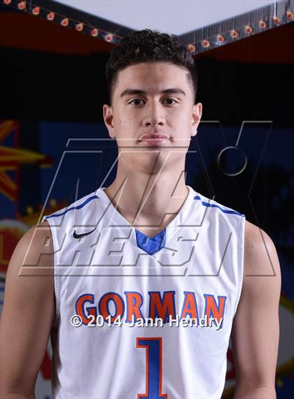 Thumbnail 1 in Bishop Gorman (Top 10 Preseason Photo Shoot) photogallery.