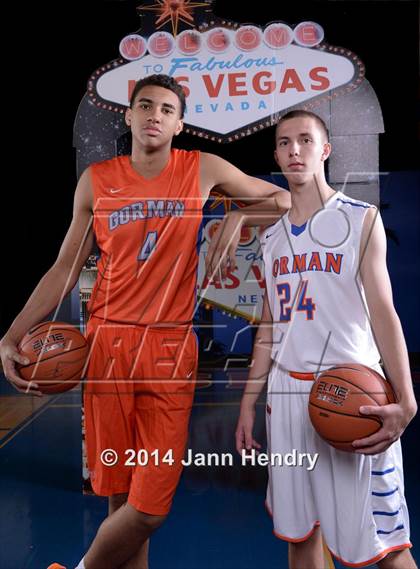 Thumbnail 2 in Bishop Gorman (Top 10 Preseason Photo Shoot) photogallery.