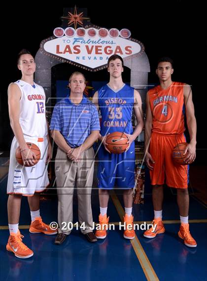 Thumbnail 1 in Bishop Gorman (Top 10 Preseason Photo Shoot) photogallery.