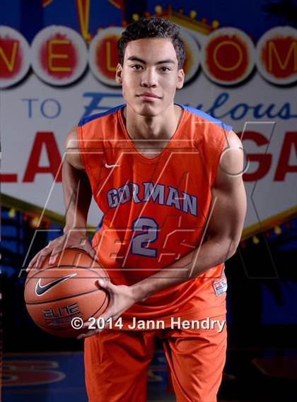 Thumbnail 2 in Bishop Gorman (Top 10 Preseason Photo Shoot) photogallery.