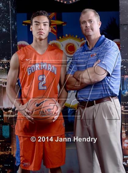 Thumbnail 2 in Bishop Gorman (Top 10 Preseason Photo Shoot) photogallery.