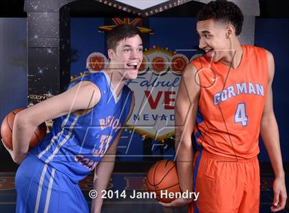 Thumbnail 1 in Bishop Gorman (Top 10 Preseason Photo Shoot) photogallery.