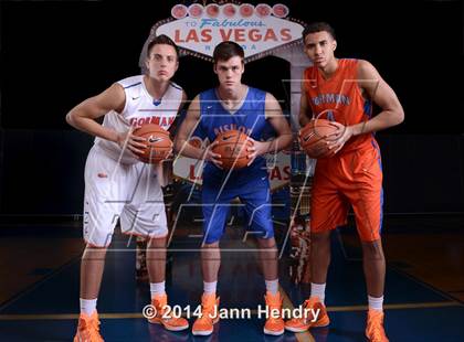 Thumbnail 3 in Bishop Gorman (Top 10 Preseason Photo Shoot) photogallery.