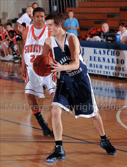 Thumbnail 2 in Maranatha Christian vs. Apple Valley (MaxPreps Holiday Classic) photogallery.