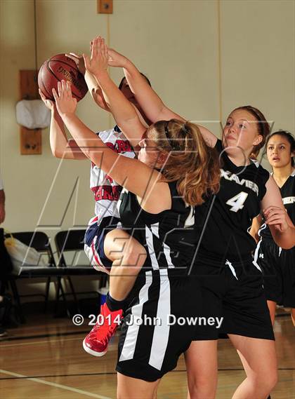 Thumbnail 3 in Hesperia Christian vs. Xavier Prep (MaxPreps Holiday Classic) photogallery.
