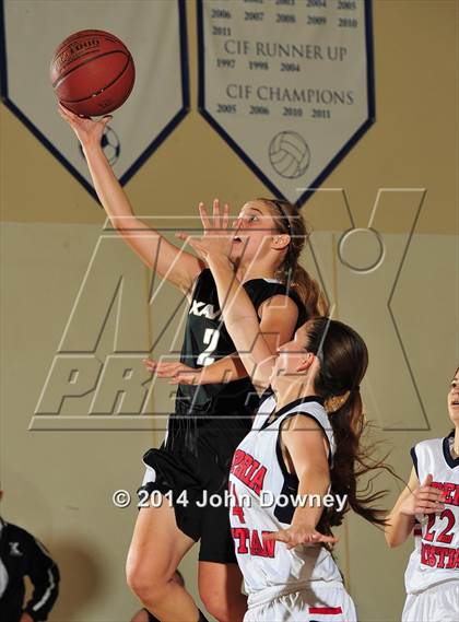 Thumbnail 1 in Hesperia Christian vs. Xavier Prep (MaxPreps Holiday Classic) photogallery.