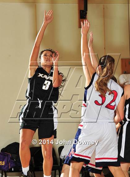 Thumbnail 1 in Hesperia Christian vs. Xavier Prep (MaxPreps Holiday Classic) photogallery.