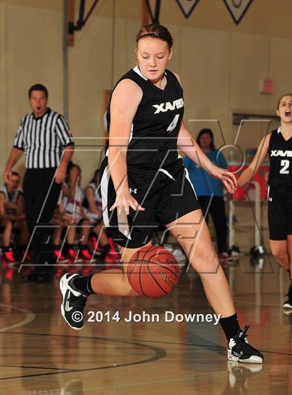 Thumbnail 3 in Hesperia Christian vs. Xavier Prep (MaxPreps Holiday Classic) photogallery.