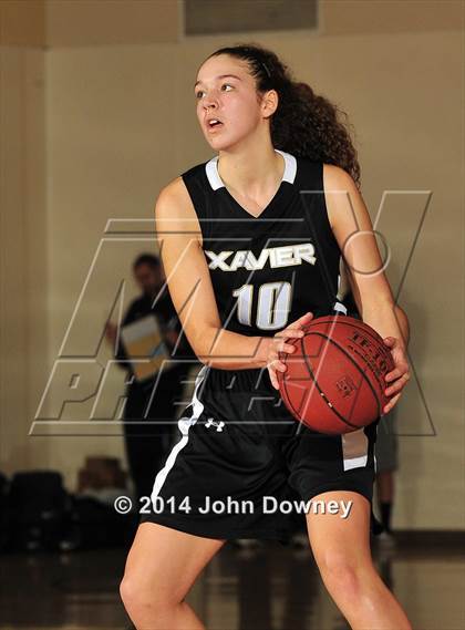 Thumbnail 1 in Hesperia Christian vs. Xavier Prep (MaxPreps Holiday Classic) photogallery.