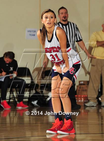 Thumbnail 3 in Hesperia Christian vs. Xavier Prep (MaxPreps Holiday Classic) photogallery.