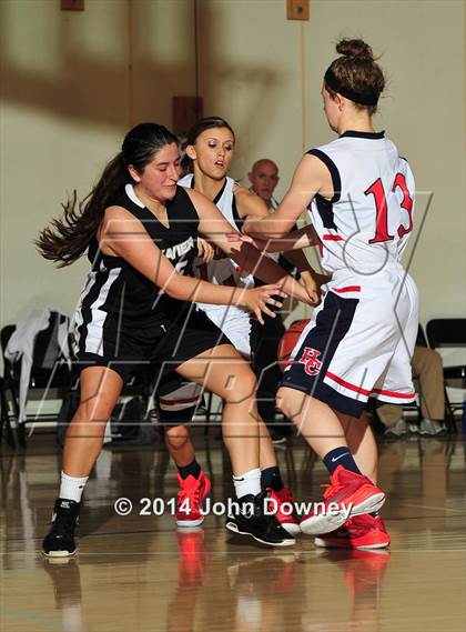 Thumbnail 2 in Hesperia Christian vs. Xavier Prep (MaxPreps Holiday Classic) photogallery.