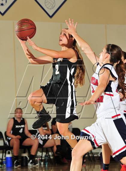 Thumbnail 3 in Hesperia Christian vs. Xavier Prep (MaxPreps Holiday Classic) photogallery.