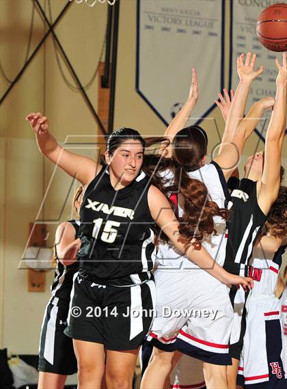 Thumbnail 2 in Hesperia Christian vs. Xavier Prep (MaxPreps Holiday Classic) photogallery.