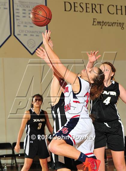 Thumbnail 1 in Hesperia Christian vs. Xavier Prep (MaxPreps Holiday Classic) photogallery.