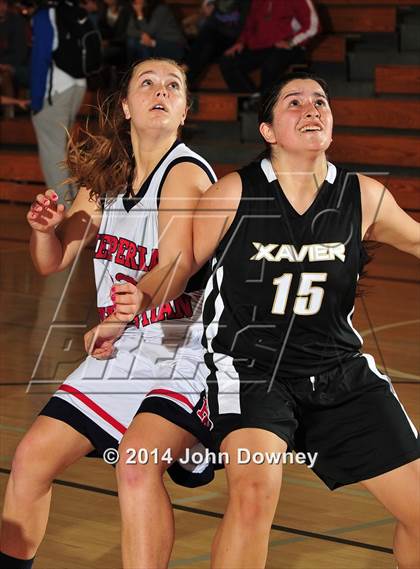 Thumbnail 2 in Hesperia Christian vs. Xavier Prep (MaxPreps Holiday Classic) photogallery.