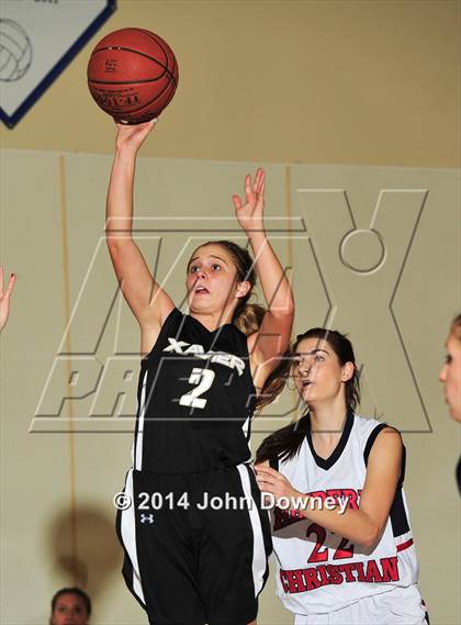 Thumbnail 2 in Hesperia Christian vs. Xavier Prep (MaxPreps Holiday Classic) photogallery.