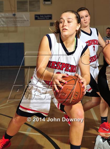 Thumbnail 3 in Hesperia Christian vs. Xavier Prep (MaxPreps Holiday Classic) photogallery.