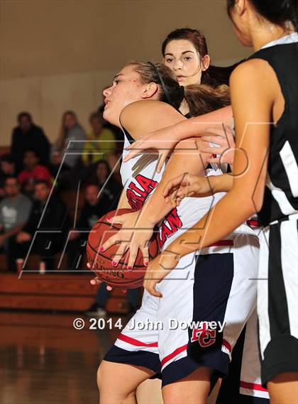 Thumbnail 1 in Hesperia Christian vs. Xavier Prep (MaxPreps Holiday Classic) photogallery.