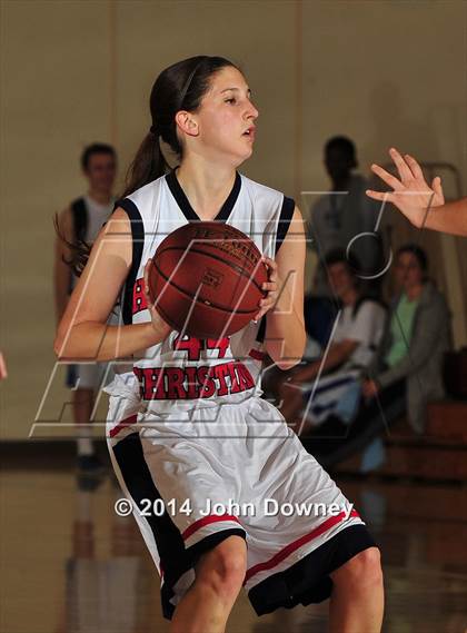 Thumbnail 2 in Hesperia Christian vs. Xavier Prep (MaxPreps Holiday Classic) photogallery.