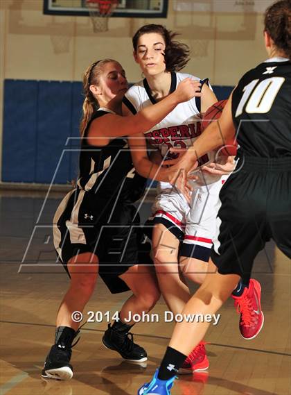 Thumbnail 2 in Hesperia Christian vs. Xavier Prep (MaxPreps Holiday Classic) photogallery.