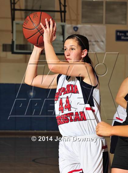 Thumbnail 3 in Hesperia Christian vs. Xavier Prep (MaxPreps Holiday Classic) photogallery.