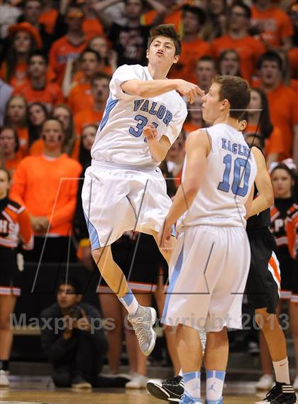 Thumbnail 2 in Valor Christian vs. Lewis-Palmer (CHSAA 4A Final) photogallery.