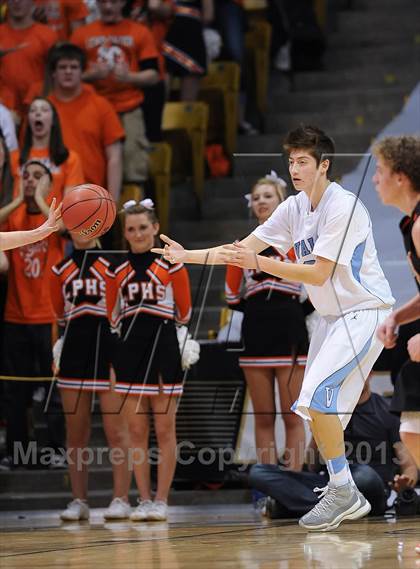 Thumbnail 3 in Valor Christian vs. Lewis-Palmer (CHSAA 4A Final) photogallery.