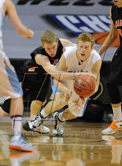Thumbnail 2 in Valor Christian vs. Lewis-Palmer (CHSAA 4A Final) photogallery.
