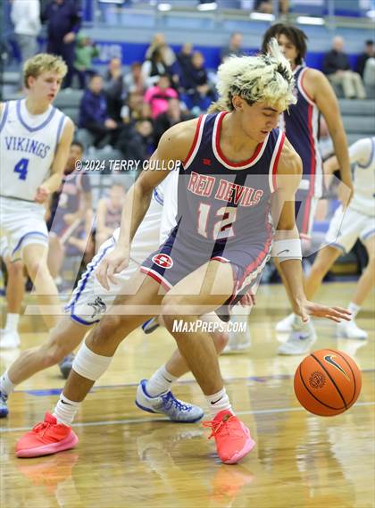 Thumbnail 2 in Springville vs. Pleasant Grove (5 for the Fight National Hoopfest) photogallery.