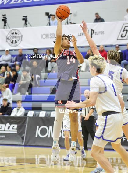 Thumbnail 2 in Springville vs. Pleasant Grove (5 for the Fight National Hoopfest) photogallery.
