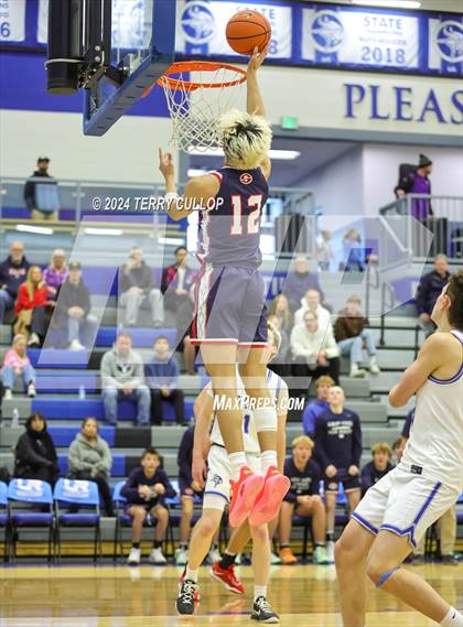 Thumbnail 2 in Springville vs. Pleasant Grove (5 for the Fight National Hoopfest) photogallery.