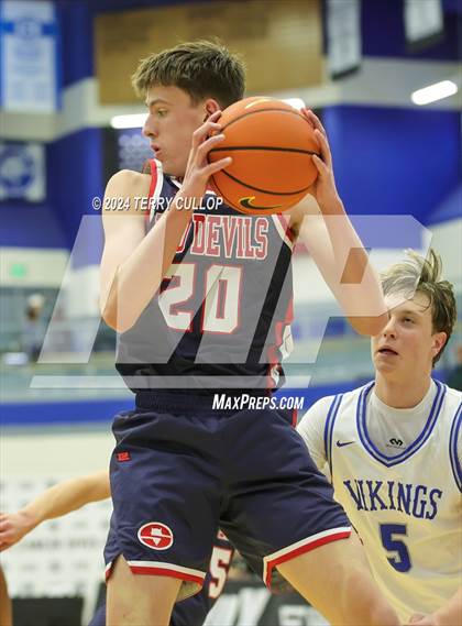 Thumbnail 1 in Springville vs. Pleasant Grove (5 for the Fight National Hoopfest) photogallery.