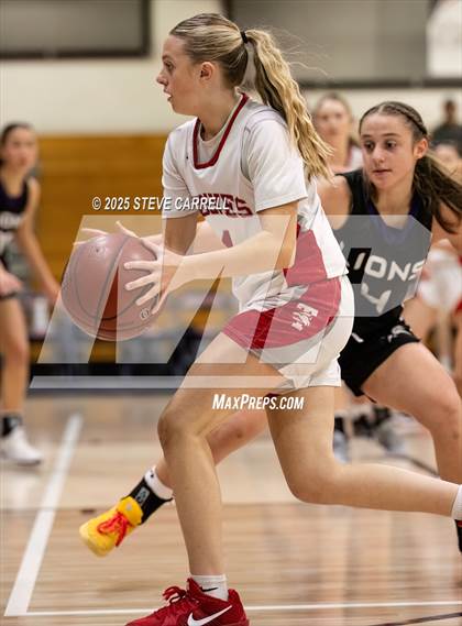 Thumbnail 2 in Trinity vs Redding Christian (Lady Falcon Tournament) photogallery.