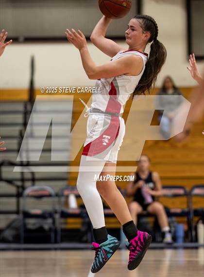 Thumbnail 2 in Trinity vs Redding Christian (Lady Falcon Tournament) photogallery.