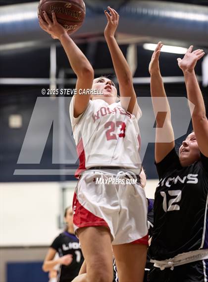 Thumbnail 2 in Trinity vs Redding Christian (Lady Falcon Tournament) photogallery.