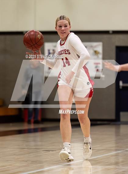Thumbnail 2 in Trinity vs Redding Christian (Lady Falcon Tournament) photogallery.