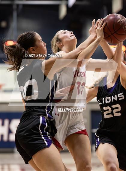 Thumbnail 2 in Trinity vs Redding Christian (Lady Falcon Tournament) photogallery.