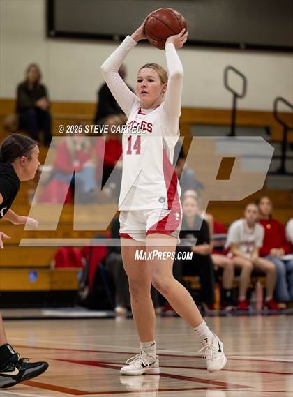 Thumbnail 2 in Trinity vs Redding Christian (Lady Falcon Tournament) photogallery.