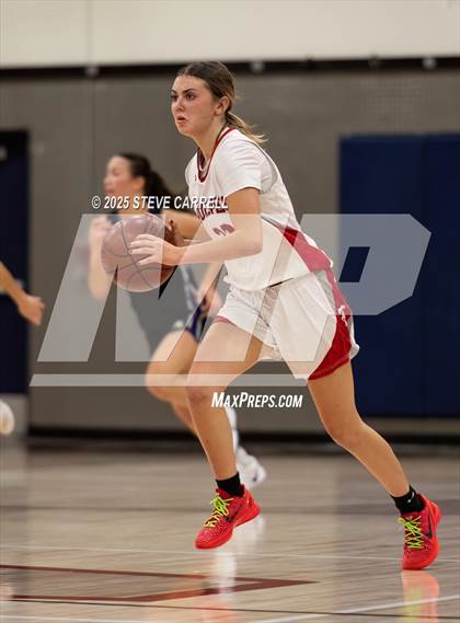 Thumbnail 2 in Trinity vs Redding Christian (Lady Falcon Tournament) photogallery.