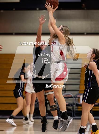 Thumbnail 2 in Trinity vs Redding Christian (Lady Falcon Tournament) photogallery.