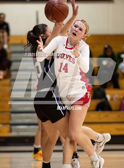 Thumbnail 1 in Trinity vs Redding Christian (Lady Falcon Tournament) photogallery.