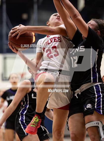Thumbnail 1 in Trinity vs Redding Christian (Lady Falcon Tournament) photogallery.
